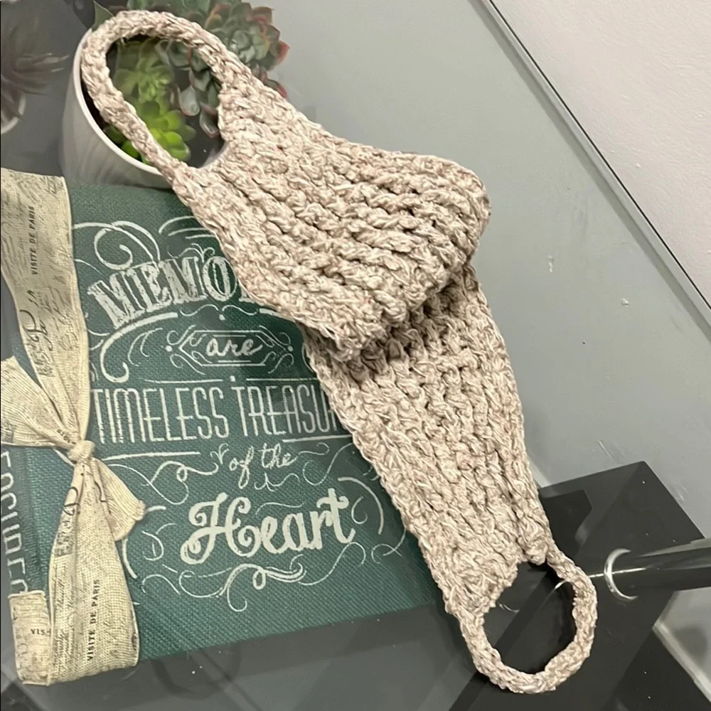 Handmade Crochet Spa 2pc spa set: Washcloth, Scrubbie